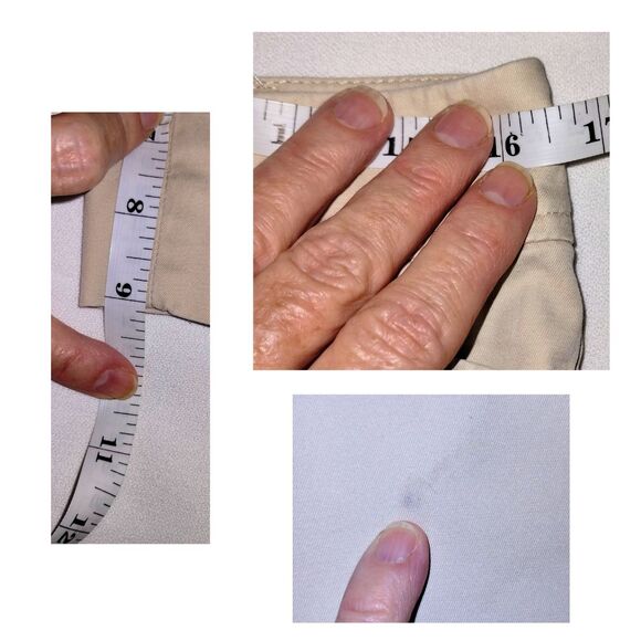 Women's Talbots Khaki 9" Inseam Chino Shorts (Size 8P) - Picture 6 of 6